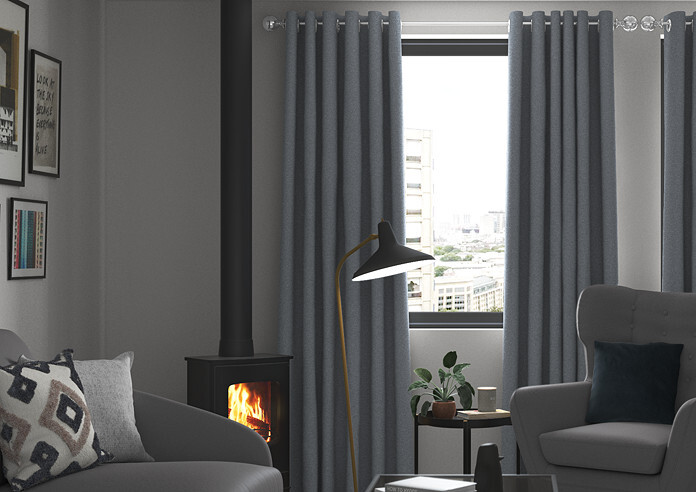Oslo, Carbon - Made to Measure Curtains - Image 3